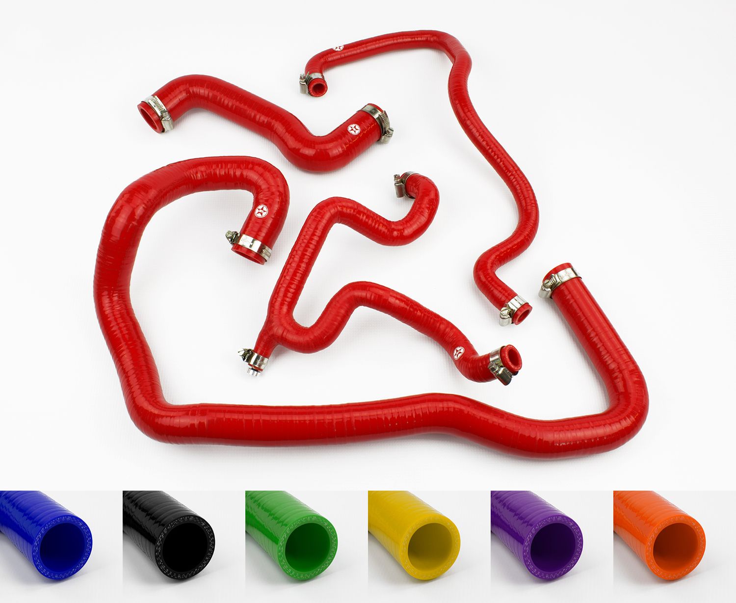 Citroen Saxo VTS Late MK2/Facelift 01-04 (without Oil Cooler) Silicone Radiator Coolant Hose Kit