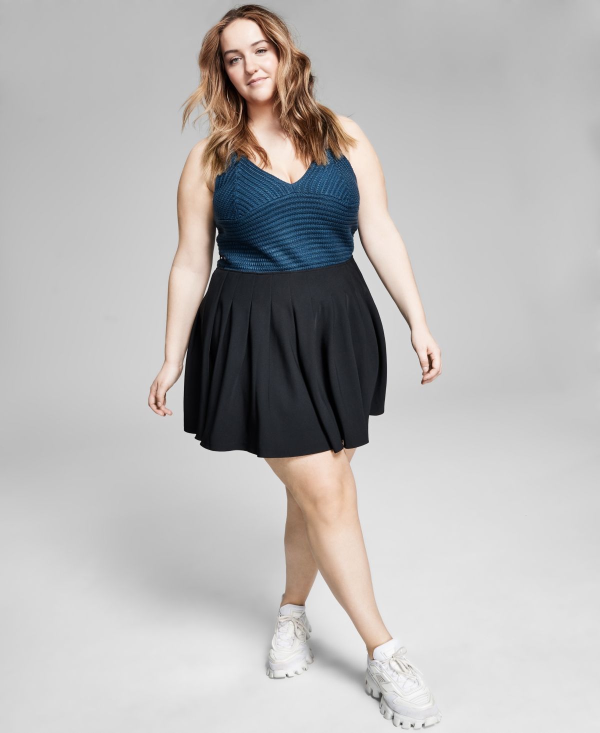Falda plisada