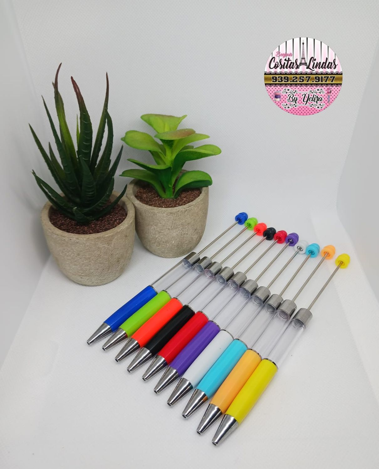 Bolígrafos Beadables Empty Tube