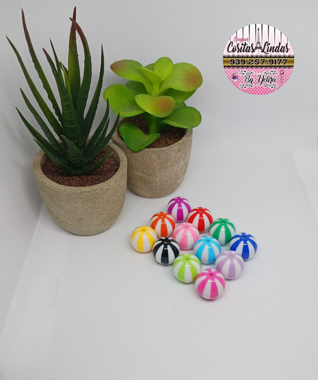 Beads de Líneas Tamaño 20mm