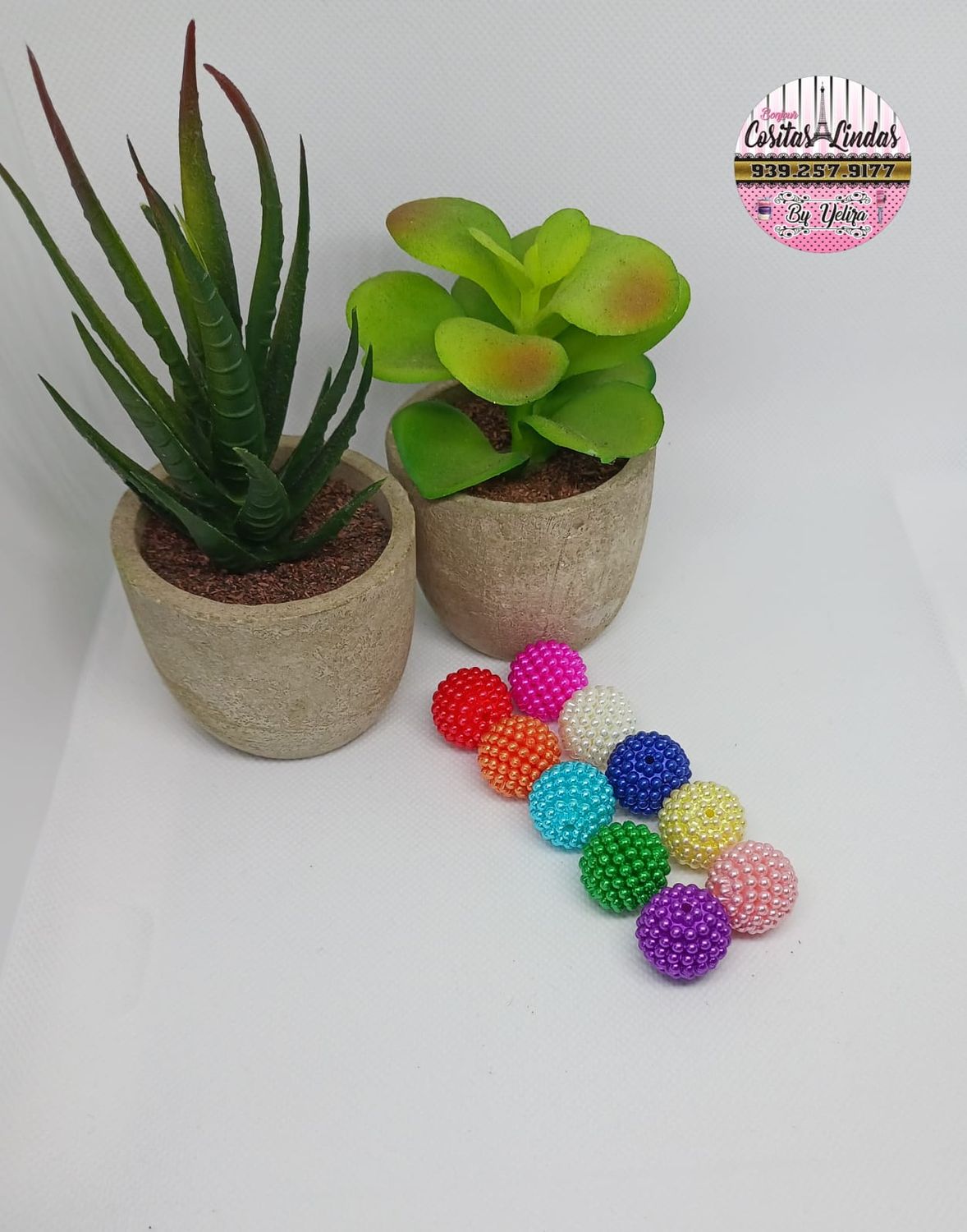 Beads de Bolitas Tamaño 20mm