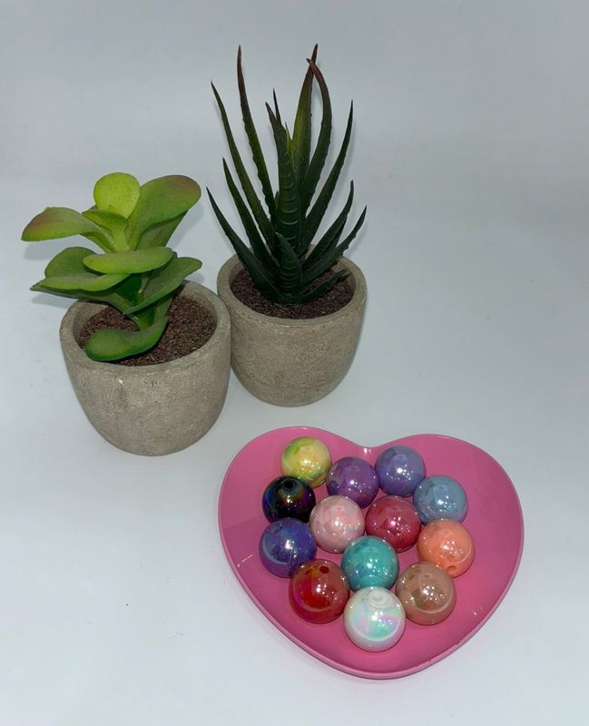 Beads Tornasol Tamaño 20mm