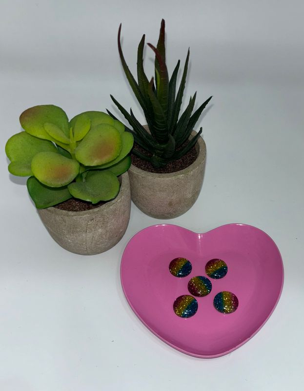 Círculos Brillo Multi Color