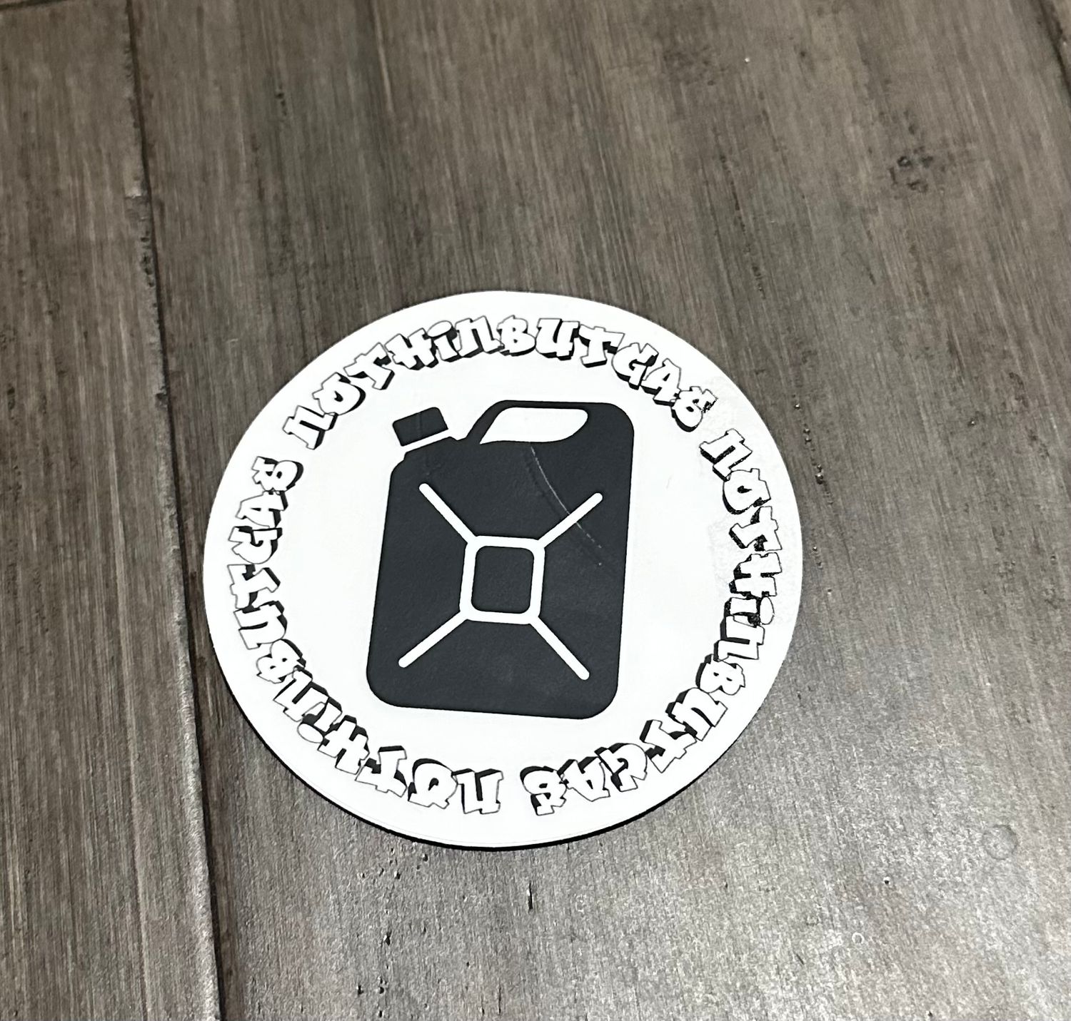 NothinButGas Gas Tank Sticker