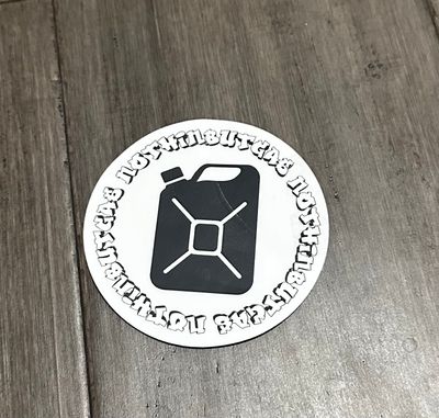 NothinButGas Gas Tank Sticker