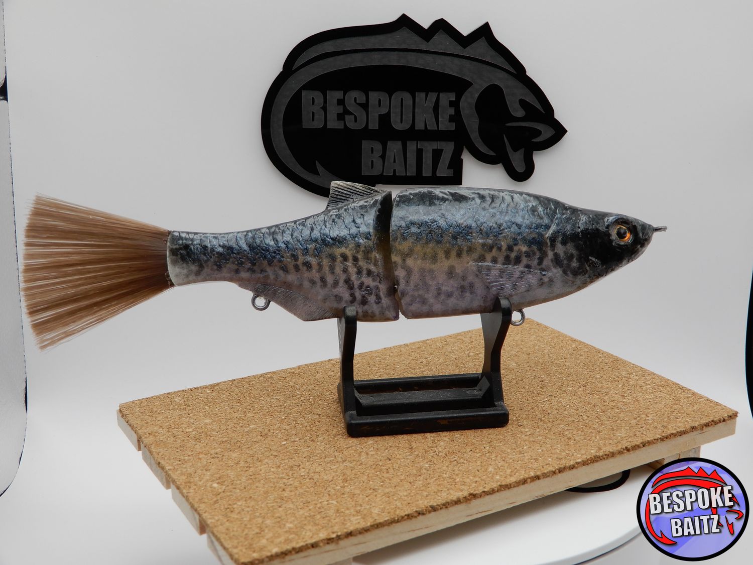 7&quot; Black Crappie Glide Bait (PREORDER HERE)