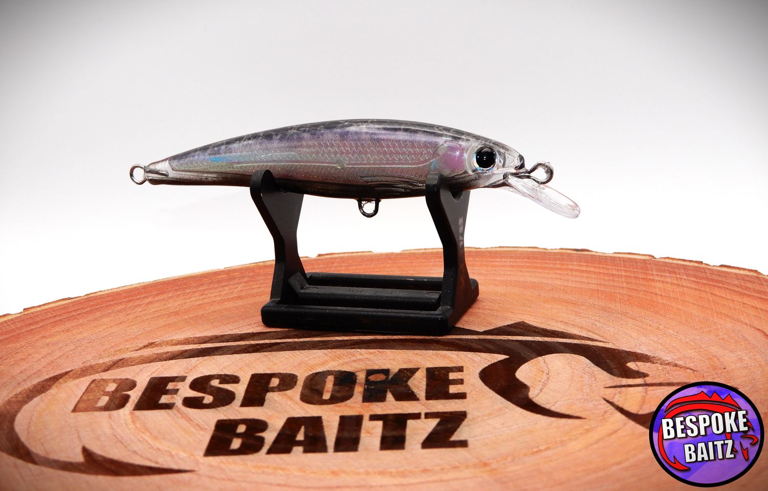 4.5&quot; Clear Holographic Jerk Bait