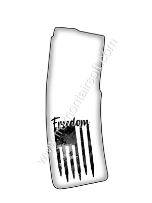 ​P mag Defend the 2nd and Freedom Magazine Template .svg for fiber laser engraver. Update now in Ezcad2 and Lightburn format