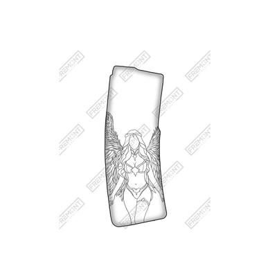 ​Angel ar-15 fiber laser template. Lightburn ready files include .svg and .png files also