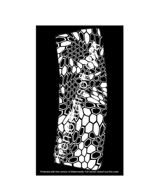 AR lower Kryptek template and Pmag Kryptek style template. SVG file for laser engraving. AR-15 template.