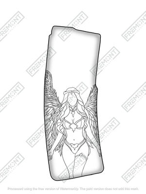 ​Angel ar-15 fiber laser template. Lightburn ready files include .svg and .png files also