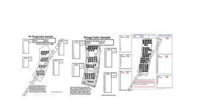 ​AK Pmag, AR Pmag and AR Hexmag template and parameter folder for fiber laser. magazine template. Ezcad and Lightburn files.