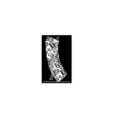 ​AK 47 Pmag scroll pattern fiber laser template. SVG file for laser engraving. Ak-47 magazine template .