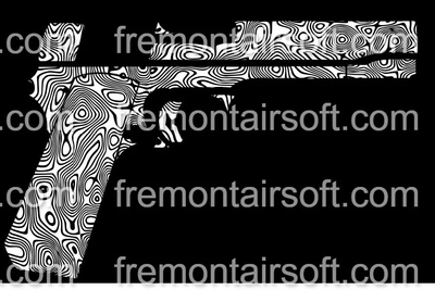 1911 Damascus templates. SVG files for laser engraving. 1911 template.