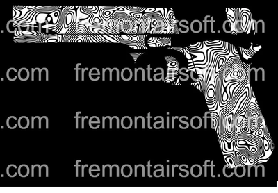 1911 Damascus templates. SVG files for laser engraving. 1911 template.