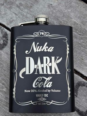 Nuka Dark Flask – Laser Engraved