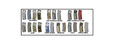 ​New Pmag Military Template plus Border Patrol. Fiber laser AR-15 30 round magazine files. .svg and .png 127 files all together