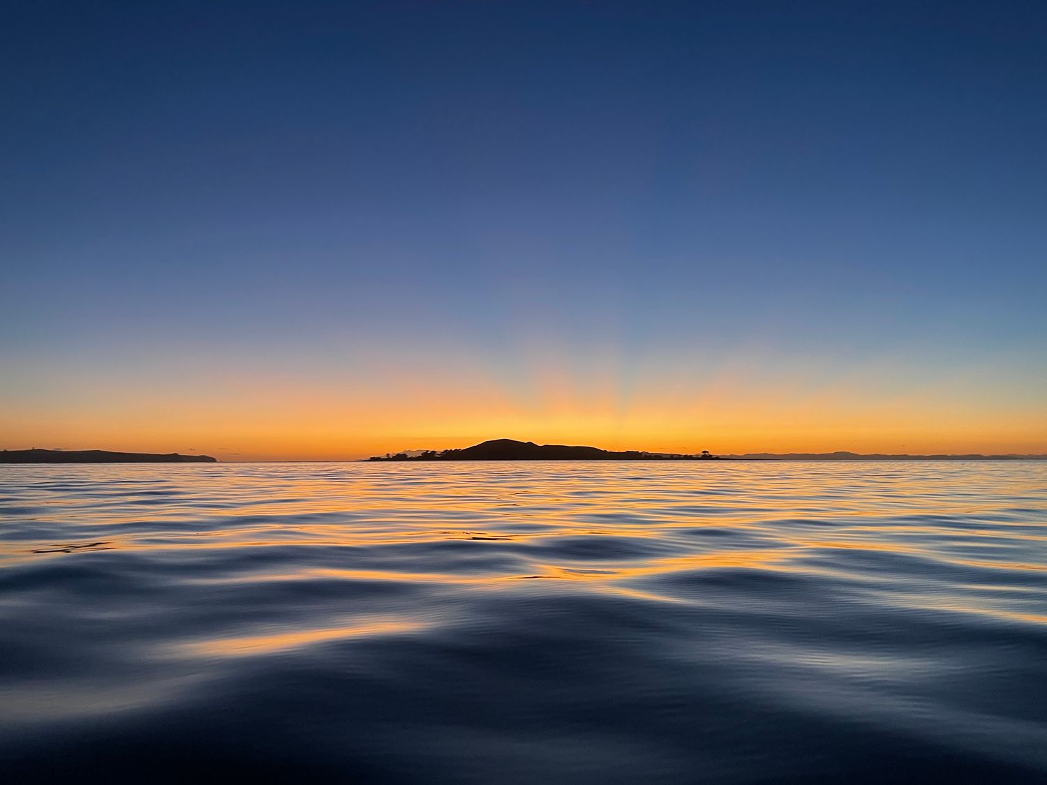 Browns Island Glass Waves Sunrise