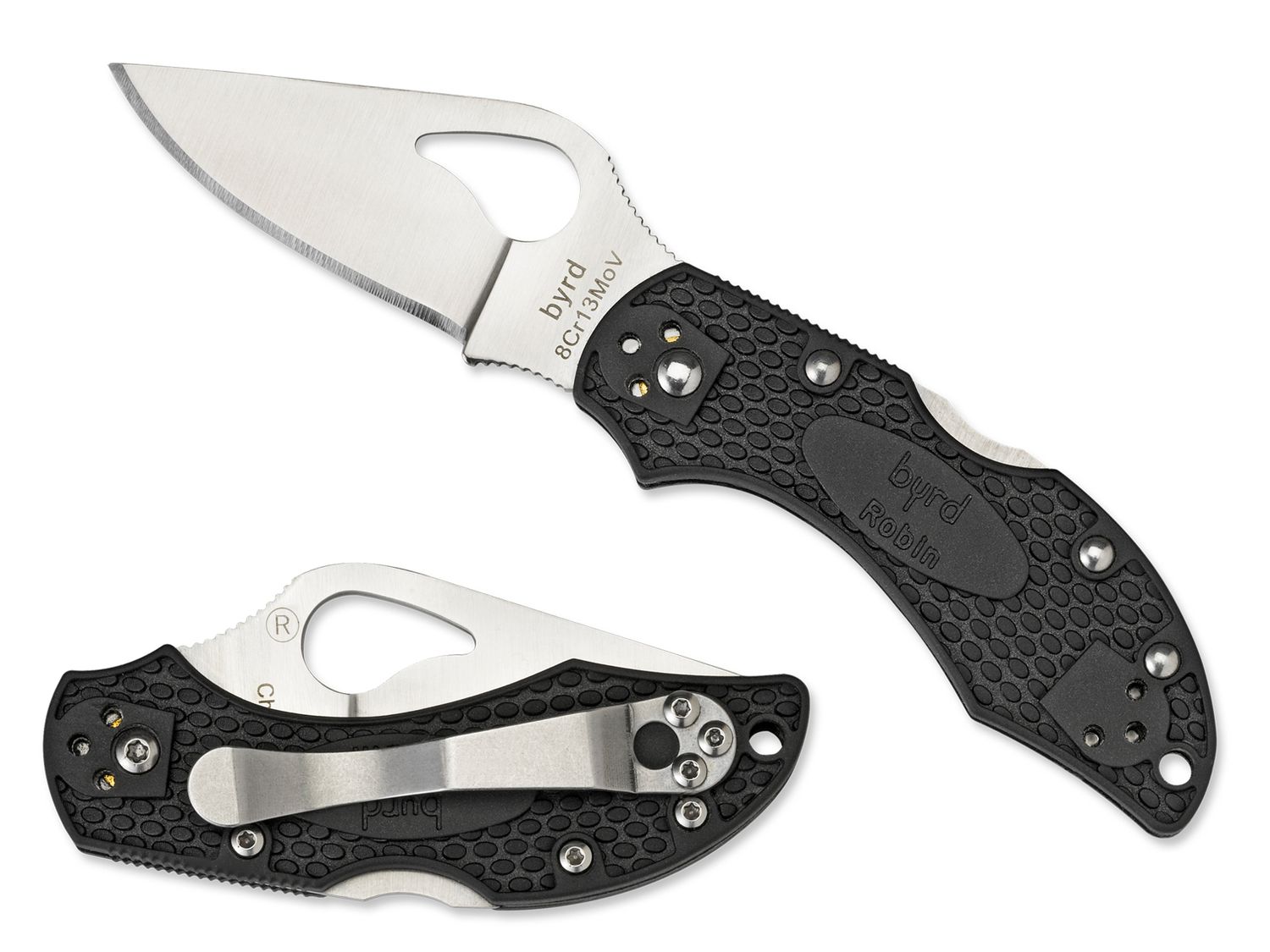 Spyderco Byrd Robin 2 Lightweight Black