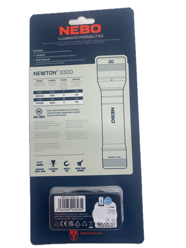 flashlight NEBO newton 1000