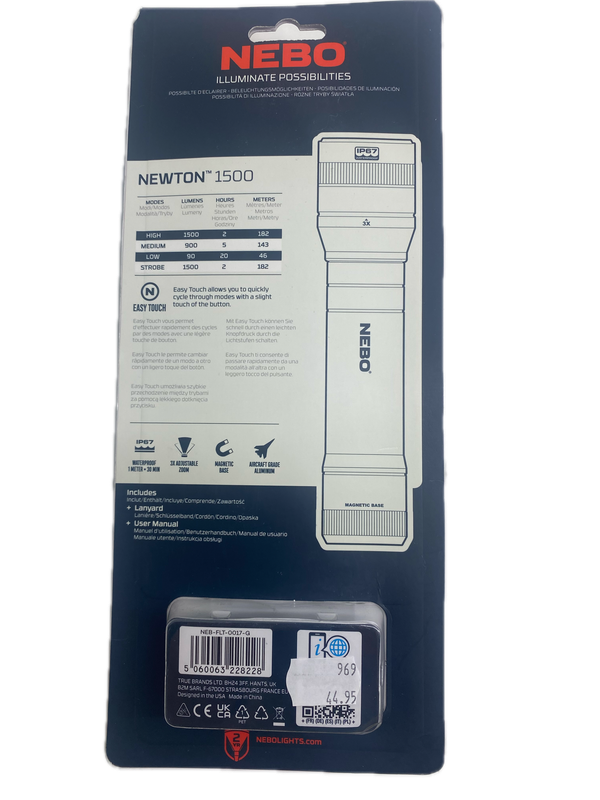 flashlight NEBO newton 1500
