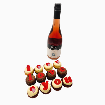 i love you, wine box