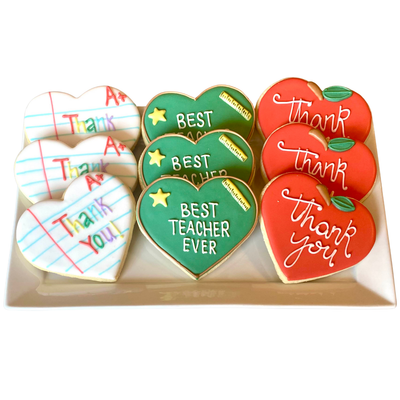 Teacher Appreciation Sugar Cookies