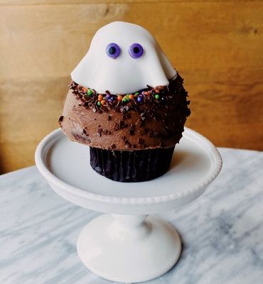 Ghostly Ghoul Cupcakes