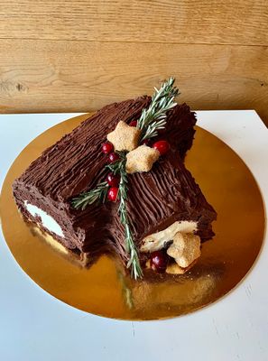 Yule Log Cake