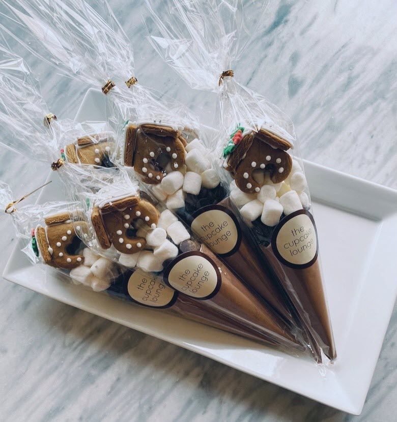 Holiday Hot Cocoa Cones