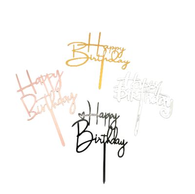 happy birthday cake topper