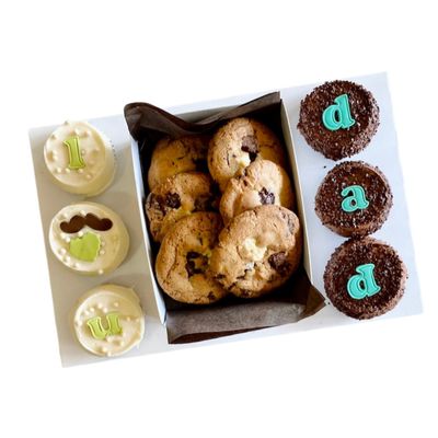 Father's Day Cupcakes &amp; Chocolate Chip Cookies