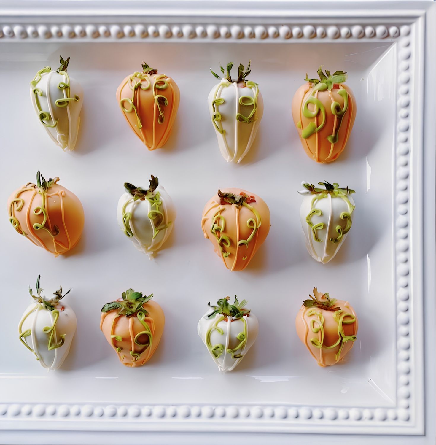 "Pumpkin" Chocolate Covered Strawberries
