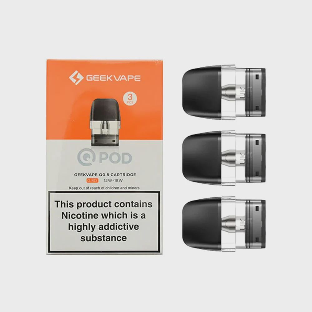 Geekvape Q Replacement Pod 3 Pack 0.8 OHM