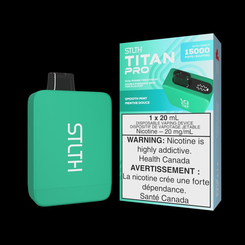 STLTH Titan Pro 15k Disposable- Smooth Mint [ON]