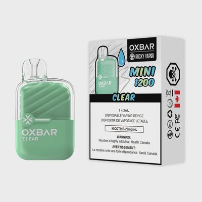 Rocky Vapor Oxbar Mini 1200 - Clear 20MG [Ontario]