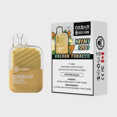 Rocky Vapor Oxbar Mini 1200 - Golden Tobacco 20MG [Ontario]