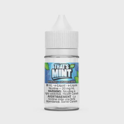 E- Juices- Menthol Blast By That&#39;s Mint Salt 12mg / 30ml [ON]