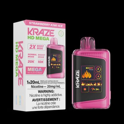 Kraze HD Mega - Strawberry Kiwi Ice 20mg [ON]