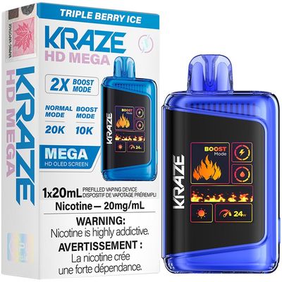 Kraze HD Mega - Triple Berry Ice 20mg [ON]
