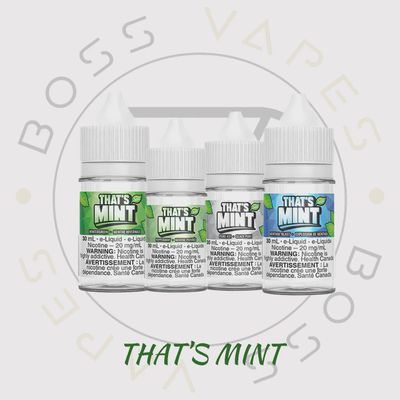 E- Juices- Spearmint By That&#39;s Mint Salt 12mg / 30ml