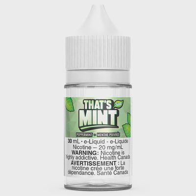 E- Juices- Peppermint By That&#39;s Mint Salt 12mg / 30ml