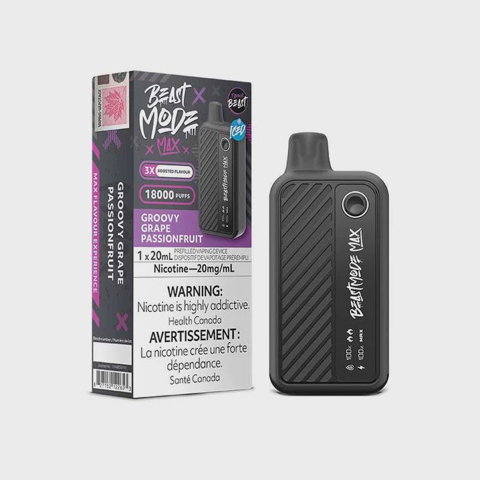 Beast Mode Max 2 50K Disposable - Groovy Grape Passionfruit 20MG