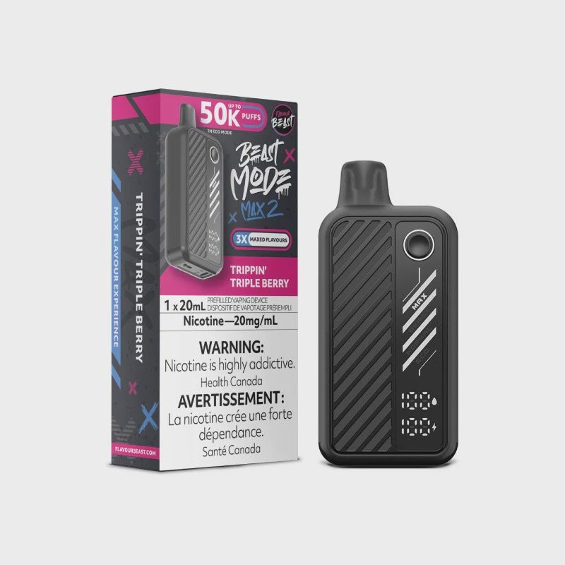 Beast Mode Max 2 50K Disposable - Trippin Triple Berry 20MG