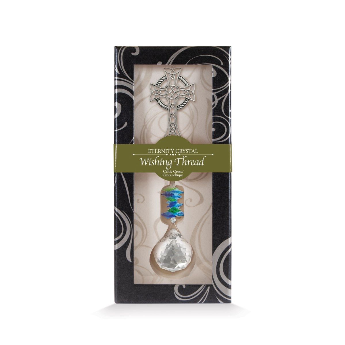 423-00209418345 - WISHING THREAD/CELTIC CROSS / 12&quot; L