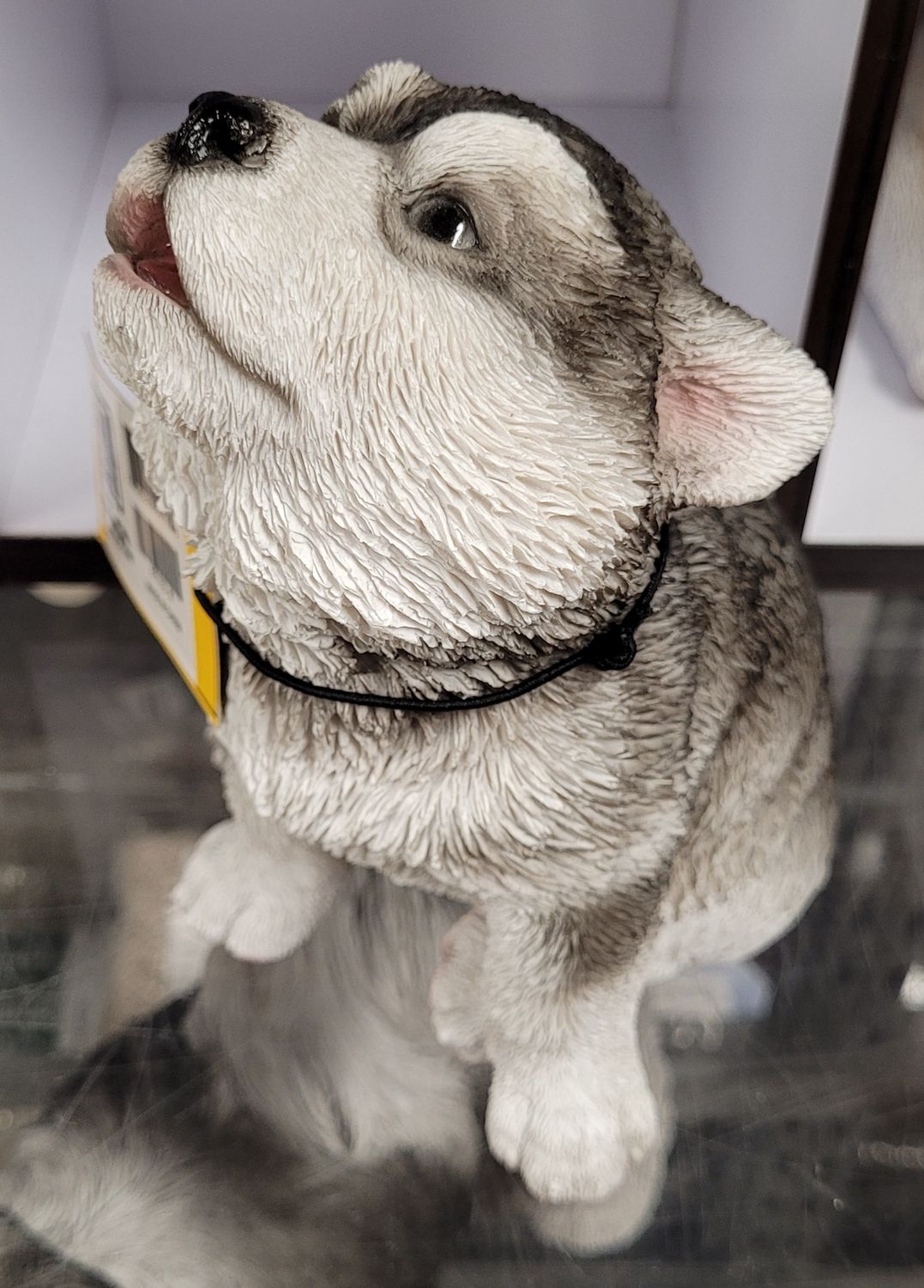 87703-N - ALASKAN MALAMUTE PUPPY HOWLING  / 6.99&quot; H