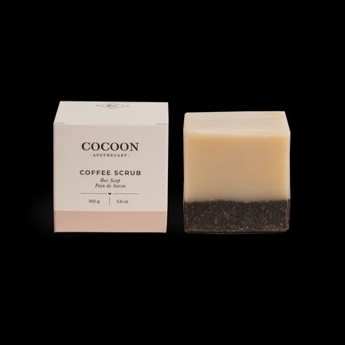 0160-COSP - COCOON APOTHECARY - BAR SOAP COFFEE SCRUB