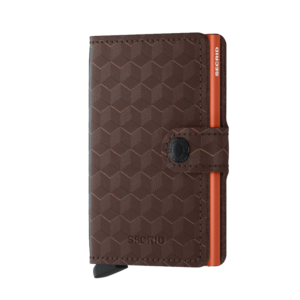 MOp / MINIWALLET - OPTICAL BROWN-ORANGE