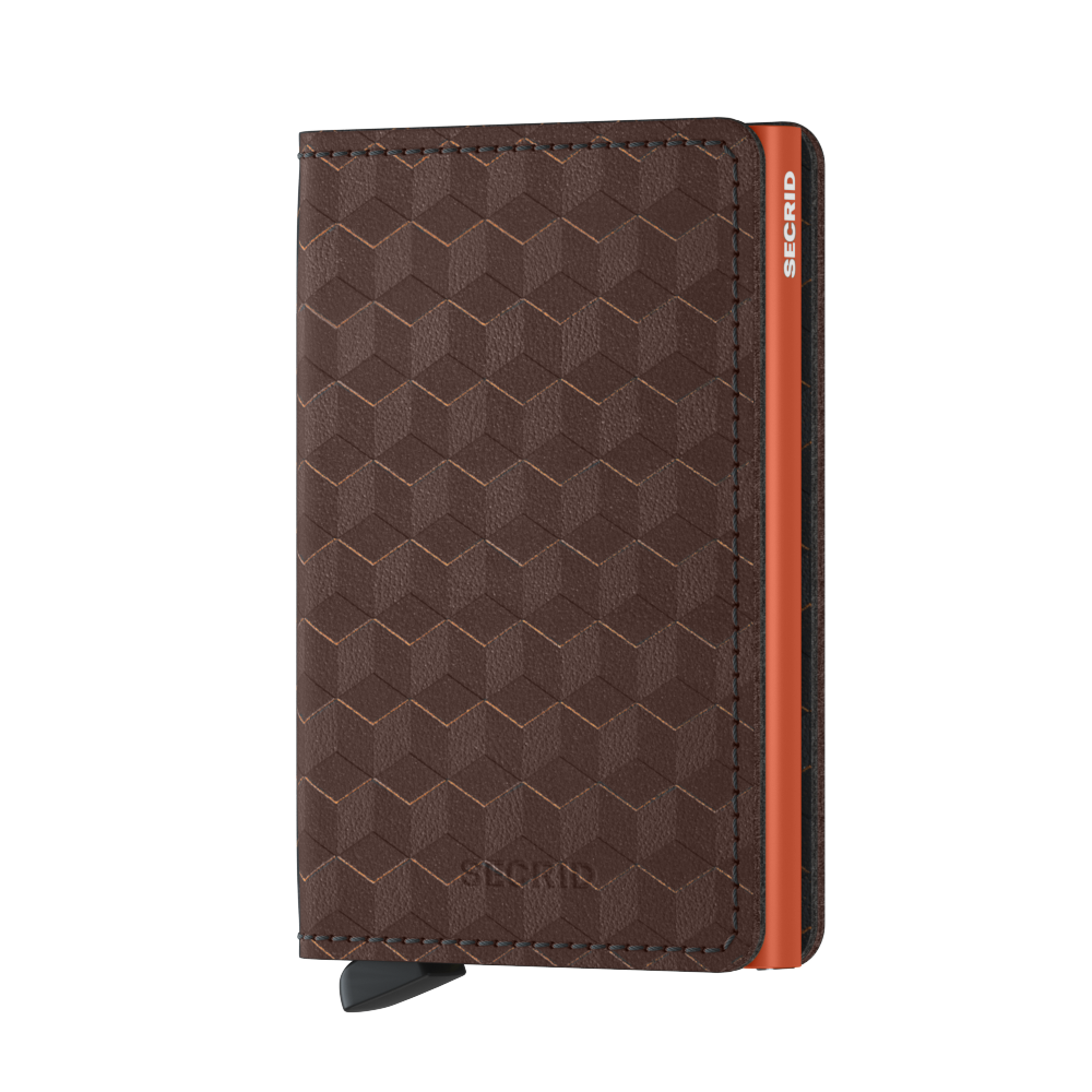 SOp / XSLIMWALLET - OPTICAL BROWN-ORANGE