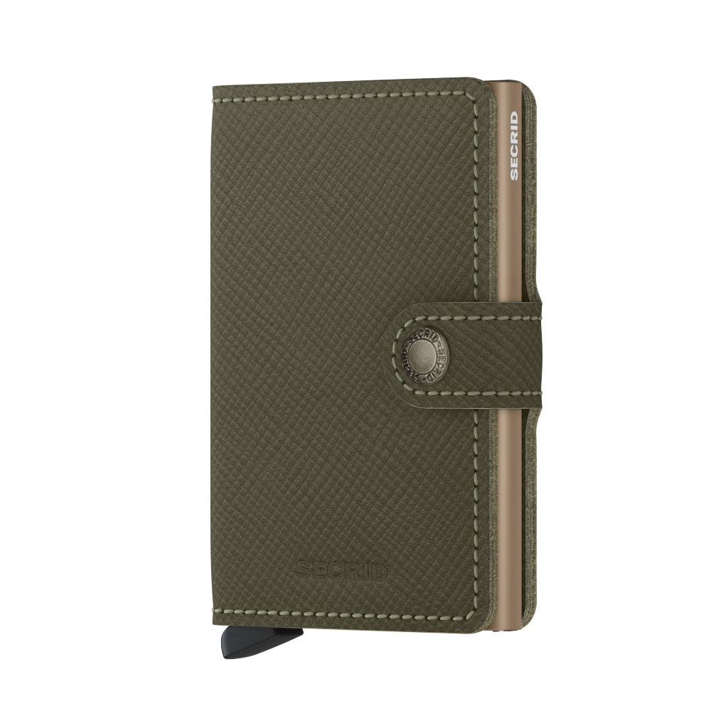 MSa / XMINIWALLET - SAFFIANO OLIVE